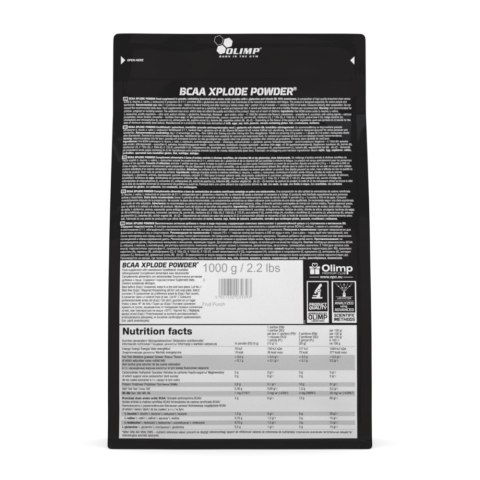BCAA Xplode 1000g (worek) truskawkowy BCAA Xplode 1000g (worek) truskawkowy