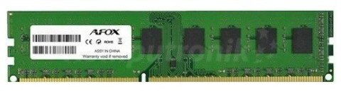 Pamięć AFOX (DIMM/DDR3/8 GB/1333MHz/9CL/SINGLE) Pamięć AFOX (DIMM/DDR3/8 GB/1333MHz/9CL/SINGLE)