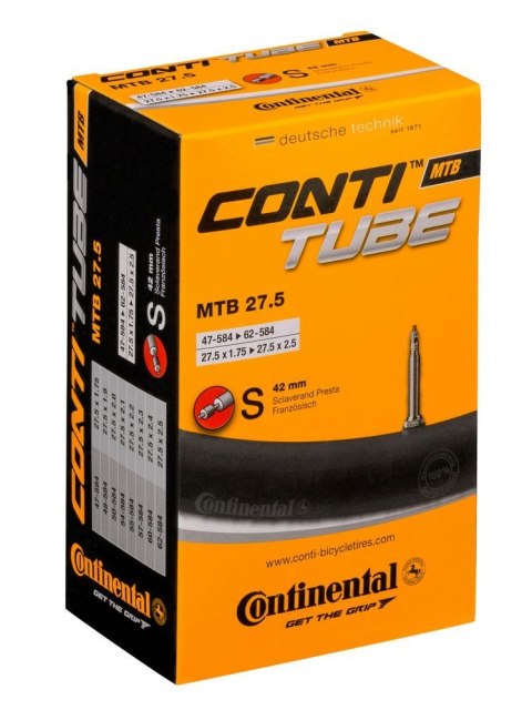 Dętka rowerowa MTB Continental 27.5 1.75-2.5 presta S42mm Dętka rowerowa MTB Continental 27.5 1.75-2.5 presta S42mm
