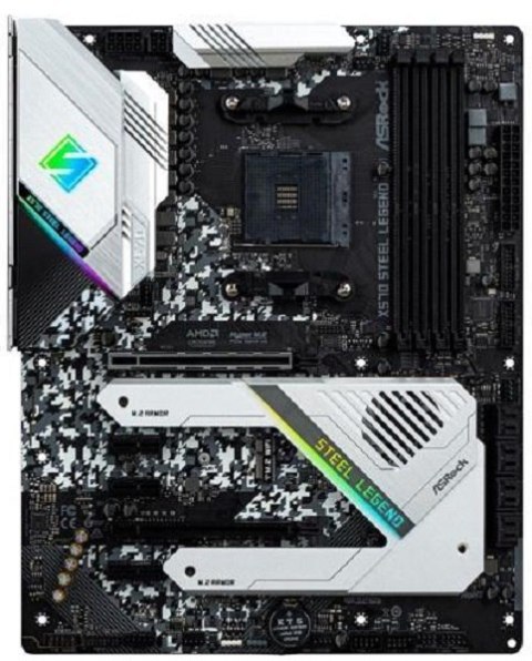 Płyta główna ASROCK X570 Steel Legend Socket AM4 ATX Płyta główna ASROCK X570 Steel Legend Socket AM4 ATX