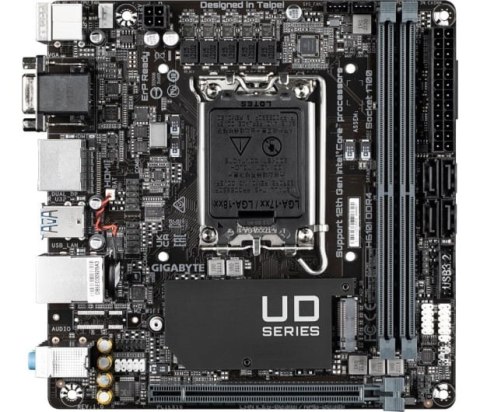 Płyta główna GIGABYTE H610I DDR4 LGA1700 MiniITX Płyta główna GIGABYTE H610I DDR4 LGA1700 MiniITX