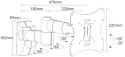 Uchwyt do TV MACLEAN BRACKETS MC-503A Czarny MC-503A B (nośność 30kg \23 - 42 cale)