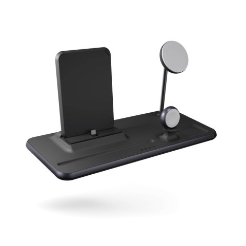 ZENS Aluminium 4w1 MagSafe iPad + AppleWatch - bezprzewodowa stacja ładująca do czterech urządzeń MagSafe oraz Apple Watch - (Ma ZENS Aluminium 4w1 MagSafe iPad + AppleWatch - bezprzewodowa stacja ładująca do czterech urządzeń MagSafe oraz Apple Watch - (Ma