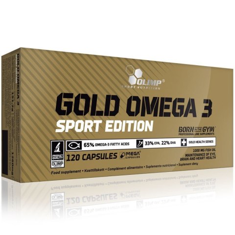Gold Omega 3 Sport Edition 120 caps Gold Omega 3 Sport Edition 120 caps