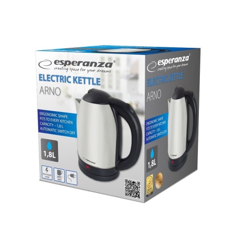 Czajnik ESPERANZA EKK035X (1.8L /1500W /Stalowo-czarny ) Czajnik ESPERANZA EKK035X (1.8L /1500W /Stalowo-czarny )