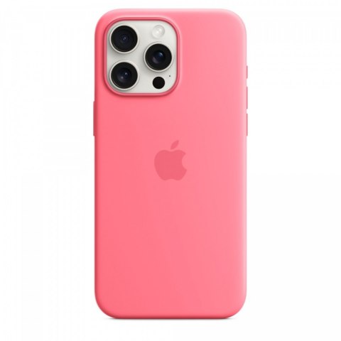 Etui silikonowe z MagSafe do iPhonea 15 Pro Max - różowe Etui silikonowe z MagSafe do iPhonea 15 Pro Max - różowe