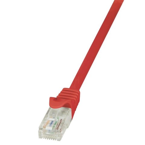 LOGILINK UTP Cat.5e 10 m Czerwony 10 Patchcord LOGILINK UTP Cat.5e 10 m Czerwony 10 Patchcord