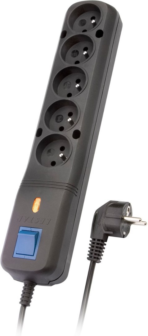 Listwa zasilająca LESTAR LF 530WA 5+ BL (5 m) Listwa zasilająca LESTAR LF 530WA 5+ BL (5 m)
