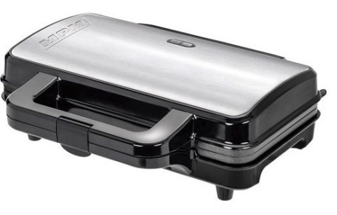Opiekacz MPM MGO-20M (1000W /2 gofry /Inox-czarny ) Opiekacz MPM MGO-20M (1000W /2 gofry /Inox-czarny )