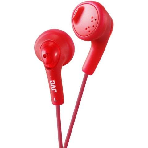 Słuchawki Douszne JVC Gumy Red (1m /3.5 mm (niklowany) wtyk/Czerwony) Słuchawki Douszne JVC Gumy Red (1m /3.5 mm (niklowany) wtyk/Czerwony)