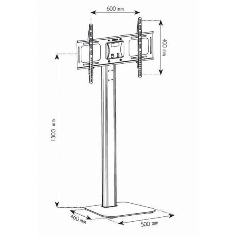 Uchwyt do TV TECHLY 028863 (nośność 50kg \32 - 70 cali)