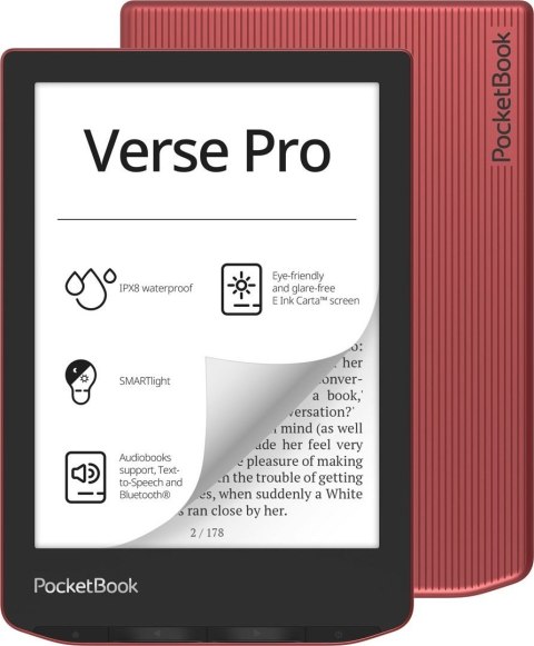Czytnik e-Book POCKETBOOK PB634-3-WW (Czerwono-czarny) Czytnik e-Book POCKETBOOK PB634-3-WW (Czerwono-czarny)
