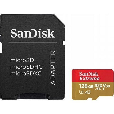 Karta pamięci SANDISK 128 GB Karta Micro SD Karta pamięci SANDISK 128 GB Karta Micro SD