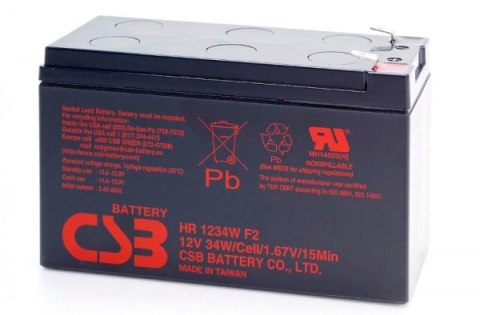 Bateria do zasilacza awaryjnego CSB HR 1234WF2 Bateria do zasilacza awaryjnego CSB HR 1234WF2