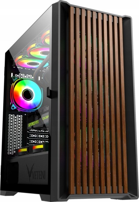 Obudowa Midi Tower VESTEL VT-WOODY-01BK Obudowa Midi Tower VESTEL VT-WOODY-01BK