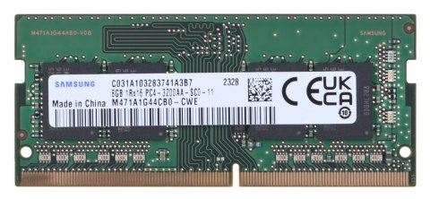 Pamięć SAMSUNG (SODIMM/DDR4/8 GB/3200MHz/1.2V/22 CLCL/SINGLE) Pamięć SAMSUNG (SODIMM/DDR4/8 GB/3200MHz/1.2V/22 CLCL/SINGLE)