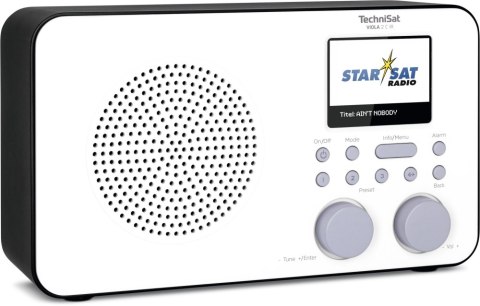 Radiobudzik TECHNISAT Viola 2 C IR Biało-czarny Radiobudzik TECHNISAT Viola 2 C IR Biało-czarny
