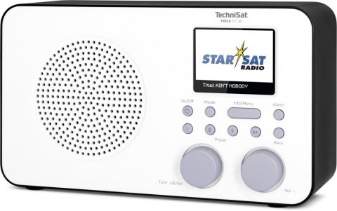 Radiobudzik TECHNISAT Viola 2 C IR Biało-czarny Radiobudzik TECHNISAT Viola 2 C IR Biało-czarny