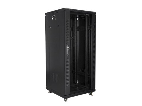 SZAFA INSTALACYJNA RACK STOJĄCA 19" 27U 600X600 CZARNA LANBERG (FLAT PACK) SZAFA INSTALACYJNA RACK STOJĄCA 19" 27U 600X600 CZARNA LANBERG (FLAT PACK)