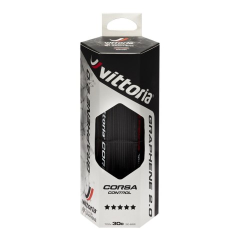 Szytka szosowa Vittoria Corsa Control G2.0 700x28C, czarna Szytka szosowa Vittoria Corsa Control G2.0 700x28C, czarna