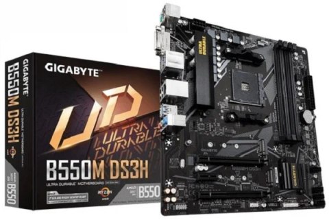 Płyta główna GIGABYTE B550M DS3H Socket AM4 MICRO ATX Płyta główna GIGABYTE B550M DS3H Socket AM4 MICRO ATX