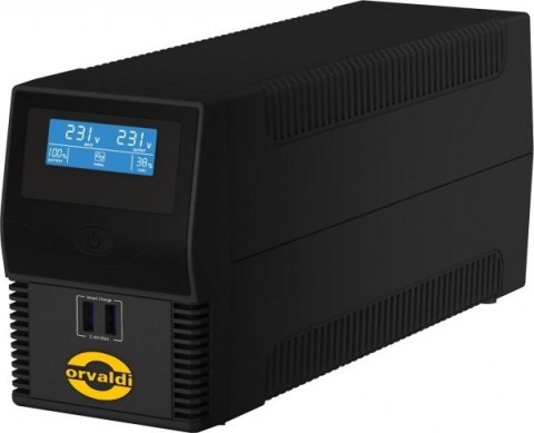 Zasilacz awaryjny ORVALDI i800 LCD USB ID800CH 800VA Zasilacz awaryjny ORVALDI i800 LCD USB ID800CH 800VA