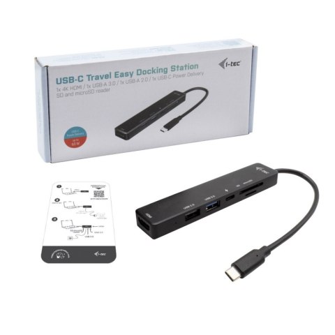 I-TEC C31TRAVELEASYDOCKPD (Czarny /1x USB Type-C ) I-TEC C31TRAVELEASYDOCKPD (Czarny /1x USB Type-C )