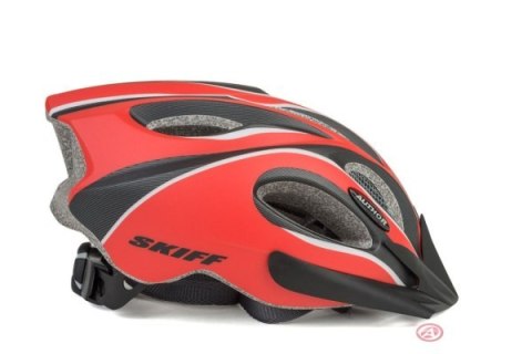Kask AUTHOR SKIFF czerwono-czarny 52-58 Kask AUTHOR SKIFF czerwono-czarny 52-58