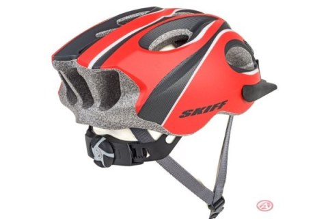 Kask AUTHOR SKIFF czerwono-czarny 52-58 Kask AUTHOR SKIFF czerwono-czarny 52-58