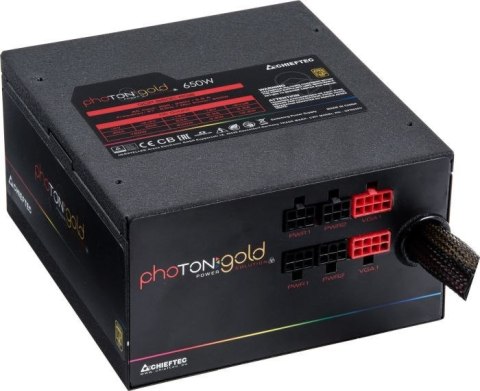 Zasilacz PC CHIEFTEC 650W GDP-650C-RGB Zasilacz PC CHIEFTEC 650W GDP-650C-RGB