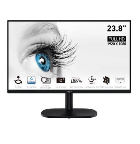Monitor MSI PRO MP245V (24" /VA /100Hz /1920 x 1080 /Czarny) Monitor MSI PRO MP245V (24" /VA /100Hz /1920 x 1080 /Czarny)