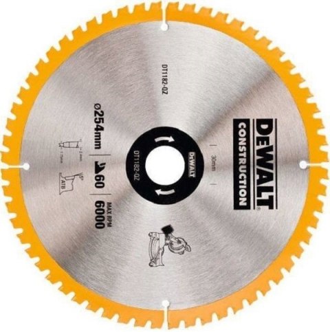 Tarcza pilarska DT1182-QZ DEWALT Tarcza pilarska DT1182-QZ DEWALT