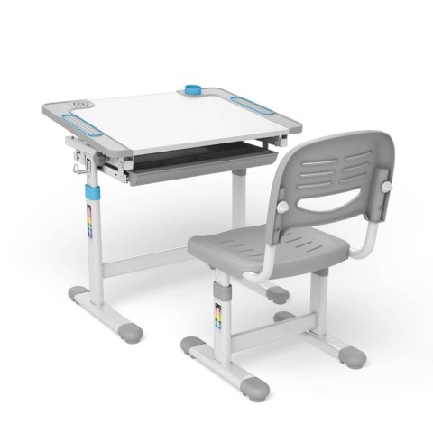 Biurko dla dzieci ergonomiczne z regulacją wysokości oraz krzesłem Ergo Office, ER-418 Biurko dla dzieci ergonomiczne z regulacją wysokości oraz krzesłem Ergo Office, ER-418