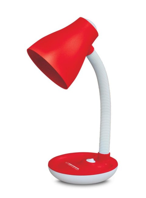 Lampka biurkowa Esperanza E27 ATRIA ELD114R czerwona Lampka biurkowa Esperanza E27 ATRIA ELD114R czerwona