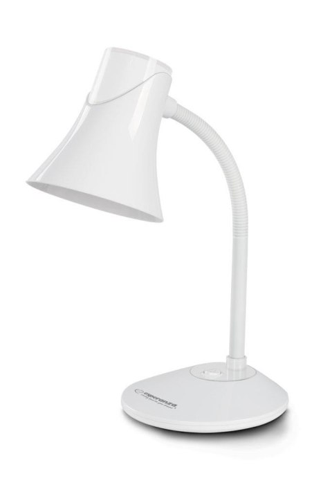Lampka biurkowa Esperanza E27 POLARIS ELD111W biała Lampka biurkowa Esperanza E27 POLARIS ELD111W biała