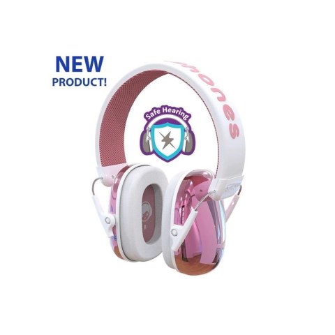 Nauszniki ochronne dla dzieci BuddyPhones Guardian Pink Nauszniki ochronne dla dzieci BuddyPhones Guardian Pink