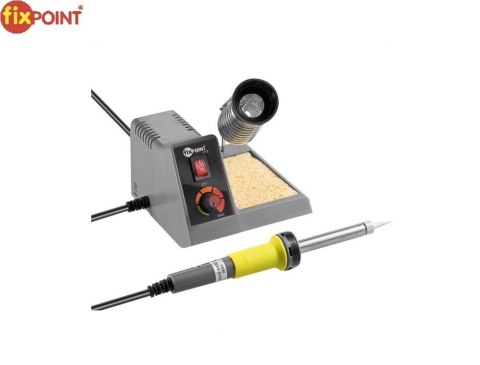 Stacja lutownicza Fixpoint regulowana, analogowa 48W Stacja lutownicza Fixpoint regulowana, analogowa 48W
