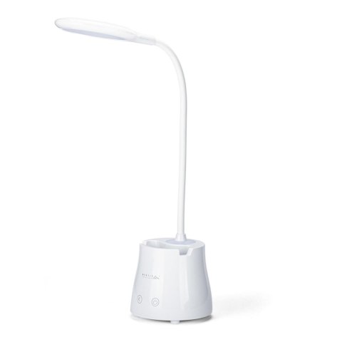 Lampka biurkowa LED Montis MT043 akumulatorowa, USB, biała Lampka biurkowa LED Montis MT043 akumulatorowa, USB, biała