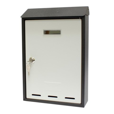 Skrzynka na listy pocztowa grafitowo-szara 330x220x70mm Verotech 3140/1_BL_GR Skrzynka na listy pocztowa grafitowo-szara 330x220x70mm Verotech 3140/1_BL_GR