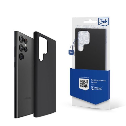Etui na telefon 3mk do Samsung Galaxy S24 Ultra silikonowe, czarne Etui na telefon 3mk do Samsung Galaxy S24 Ultra silikonowe, czarne