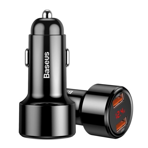 Ładowarka samochodowa Baseus Magic BS-C20A CCMLC20A-01 45W z dwoma gniazdami USB Quick Charge 3.0 Ładowarka samochodowa Baseus Magic BS-C20A CCMLC20A-01 45W z dwoma gniazdami USB Quick Charge 3.0
