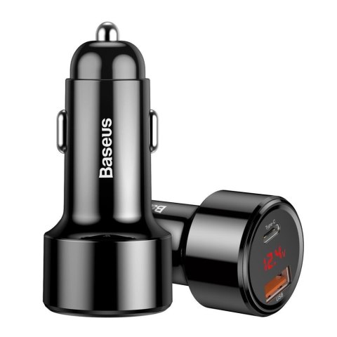 Ładowarka samochodowa Baseus Magic PPS BS-C20C CCMLC20C-01 45W z gniazdem USB QC3.0 oraz USB-C PD 3.0 Ładowarka samochodowa Baseus Magic PPS BS-C20C CCMLC20C-01 45W z gniazdem USB QC3.0 oraz USB-C PD 3.0