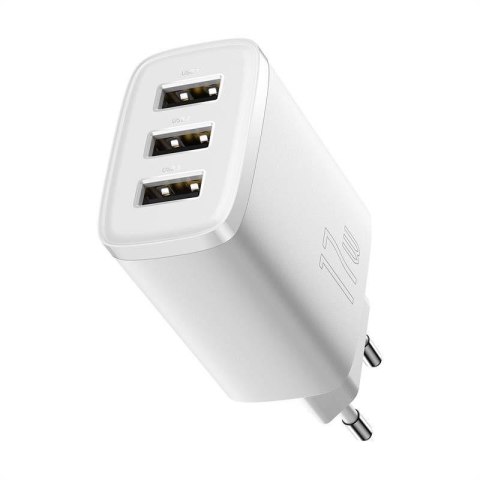 Ładowarka sieciowa Baseus Compact CCXJ020102 z 3 gniazdami USB 17W Ładowarka sieciowa Baseus Compact CCXJ020102 z 3 gniazdami USB 17W