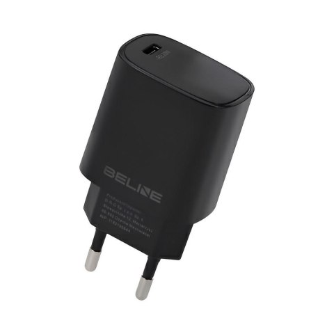 Ładowarka sieciowa Beline 20W 1xUSB-C PD 3.0 bez kabla - czarna Ładowarka sieciowa Beline 20W 1xUSB-C PD 3.0 bez kabla - czarna