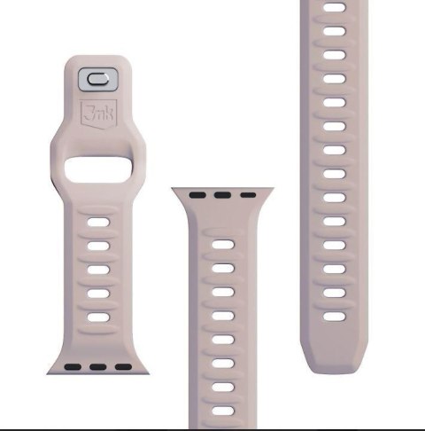 Pasek do Apple Watch - 3mk Silicone Watch Strap for Apple -38/40/41 mm Latte Pasek do Apple Watch - 3mk Silicone Watch Strap for Apple -38/40/41 mm Latte