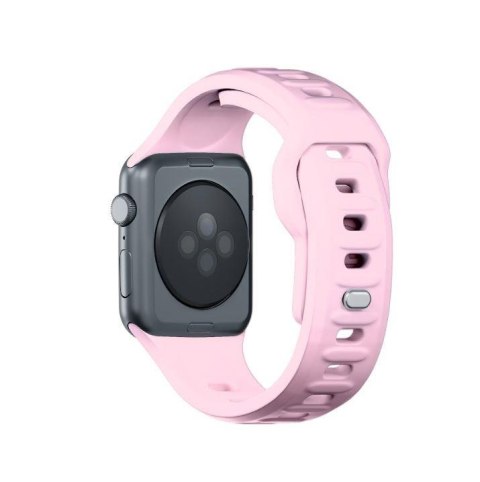 Pasek do Apple Watch - 3mk Silicone Watch Strap for Apple -38/40/41 mm Powder Pink Pasek do Apple Watch - 3mk Silicone Watch Strap for Apple -38/40/41 mm Powder Pink