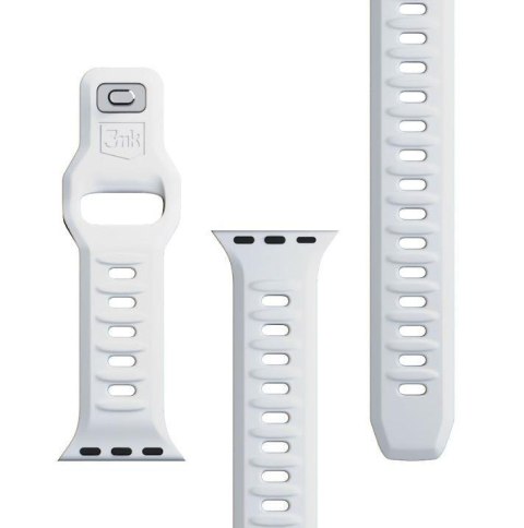 Pasek do Apple Watch - 3mk Silicone Watch Strap for Apple -38/40/41 mm White Pasek do Apple Watch - 3mk Silicone Watch Strap for Apple -38/40/41 mm White