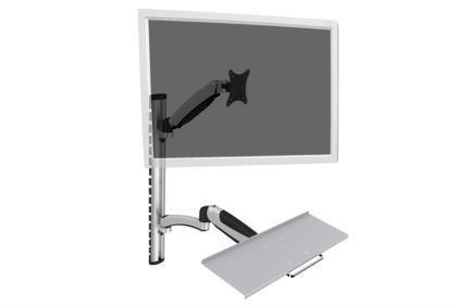 Ramię naścienne pojedyncze DIGITUS, 1xLCD + klawiatura, max. 27" i 8kg, uchylno-obrotowe 360° (PIVOT) Ramię naścienne pojedyncze DIGITUS, 1xLCD + klawiatura, max. 27" i 8kg, uchylno-obrotowe 360° (PIVOT)