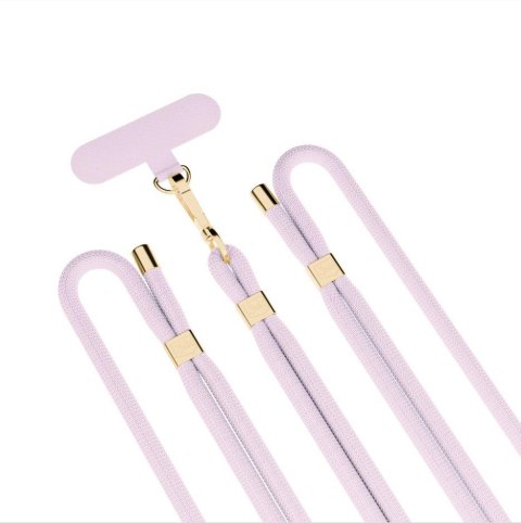 Smycz do telefonu - 3mk EasyClip Elite - Pink (gold) Smycz do telefonu - 3mk EasyClip Elite - Pink (gold)