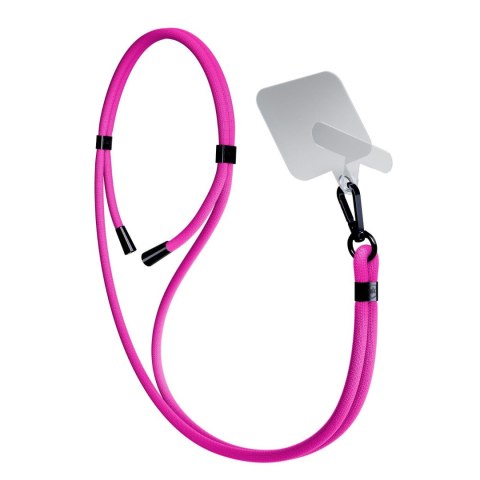 Smycz do telefonu - 3mk EasyClip - Róż (czarny) Smycz do telefonu - 3mk EasyClip - Róż (czarny)